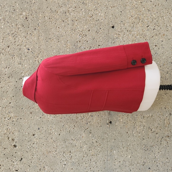 LIDA BADAY red wool jacket - Picture 11 of 13